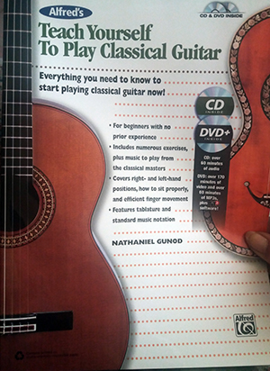 Alfred's Teach Yourself to Play Classical Guitar Book + DVD + Audio CD